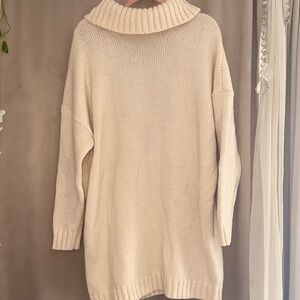 ASOS Cream Cowl Neck Sweater